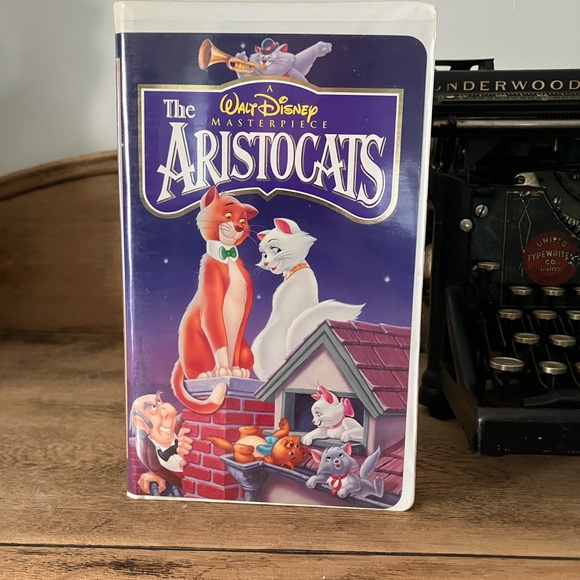 Disney Other - Disney The Aristocats VHS - Purple and White Cover